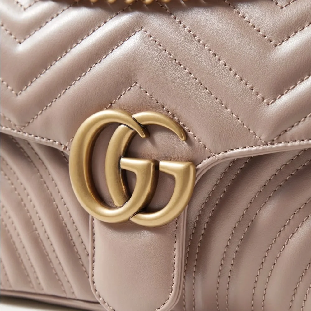 ✨ NEW GUCCI GG Marmont small quilted leather shoulder bag - Picture 8 of 10